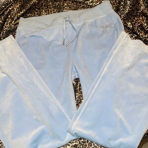 Juicy Couture x MadHappy Blue Velour Track Pants